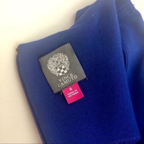 VINCE CAMUTO COBALT STRIKING DRESS - Picture 4 of 8